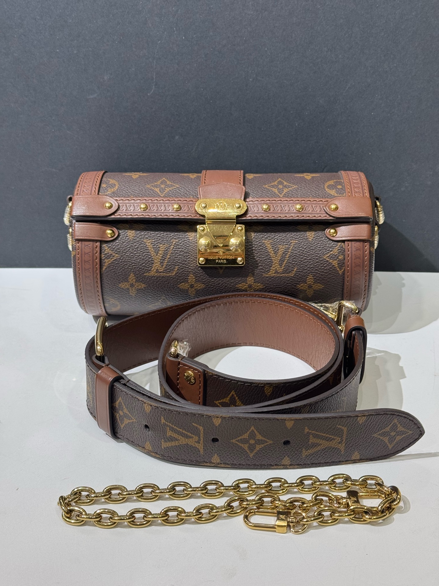 路易威登/Louis Vuitton Papillon Trunk M57835 Monogram 涂层帆布