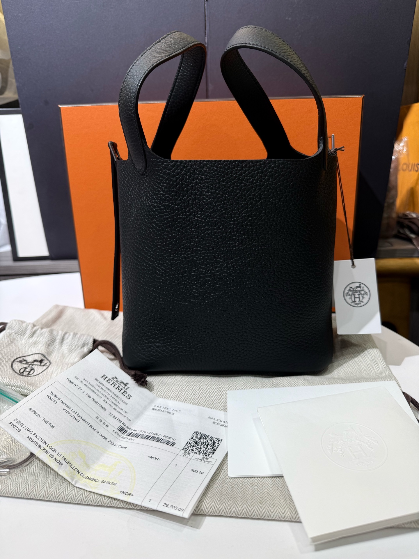 HERMES爱马仕 Picotin Lock Lock 银扣 TC皮 菜篮子